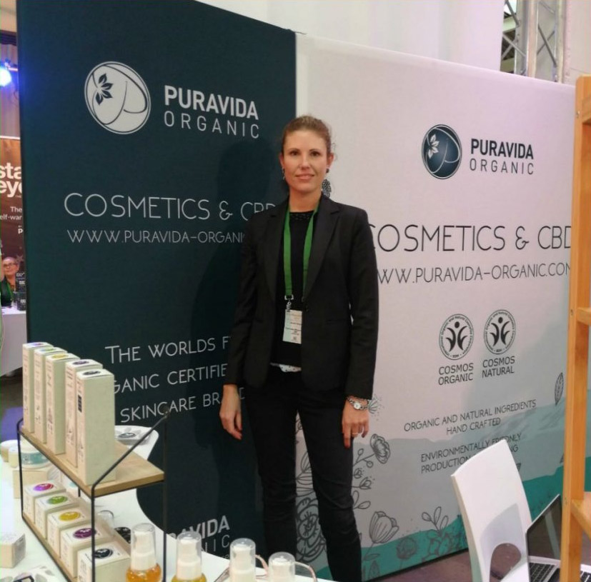 Jennifer at the IBE expo