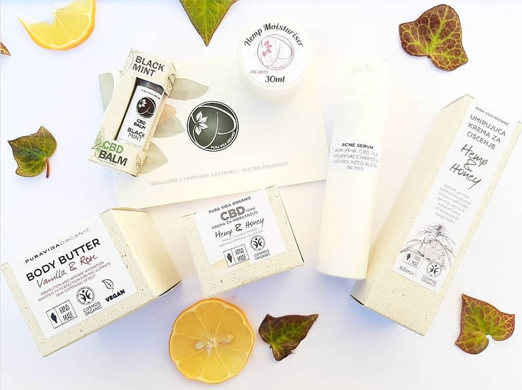 pura vida organic instagram post